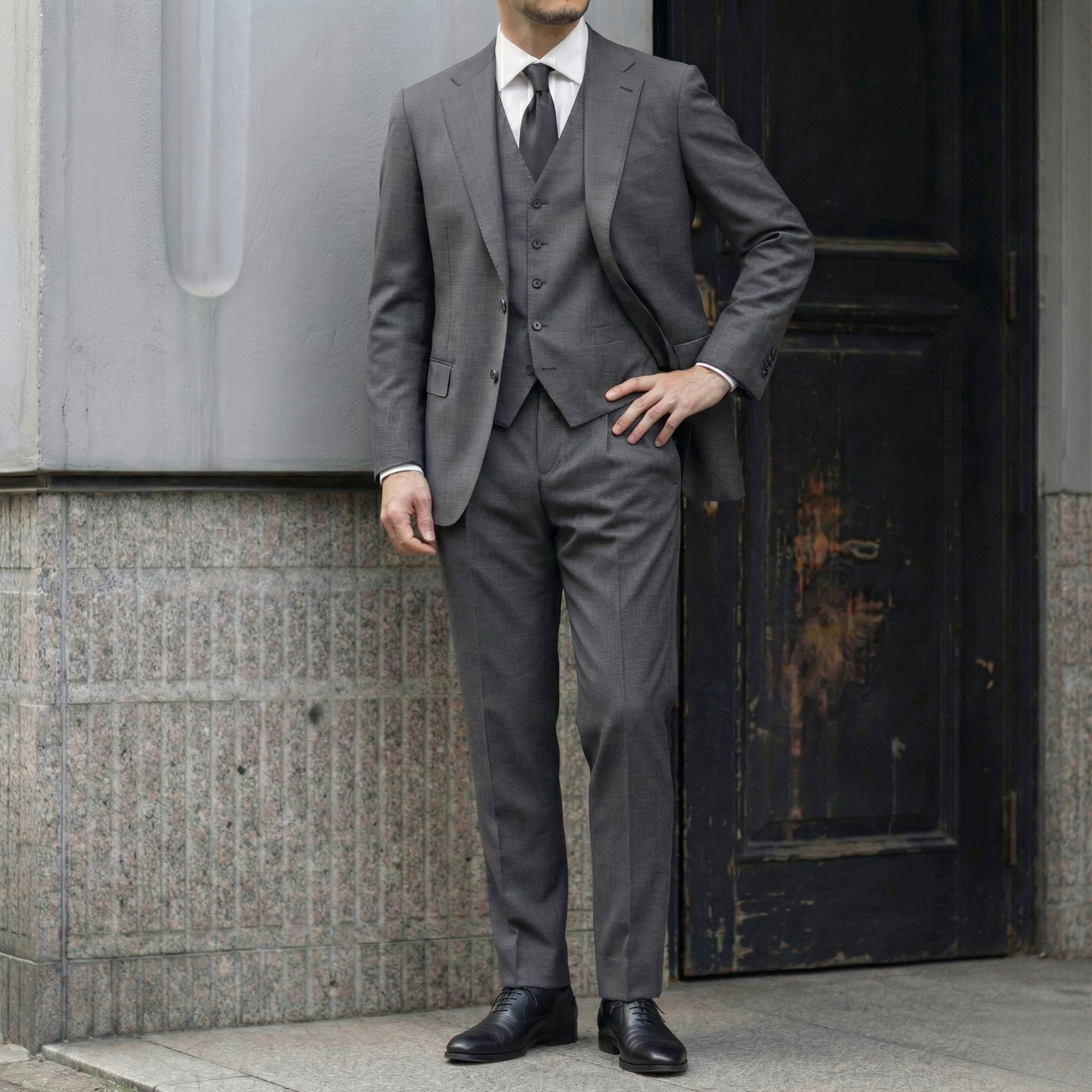 Lisbon LaunderTech Three-Piece Suit