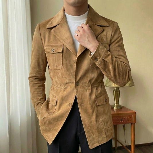 Suede Safari Jacket