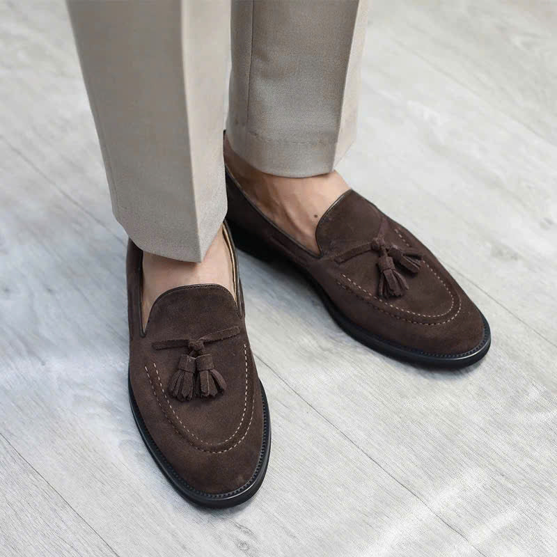Siena Suede Tassel Loafers