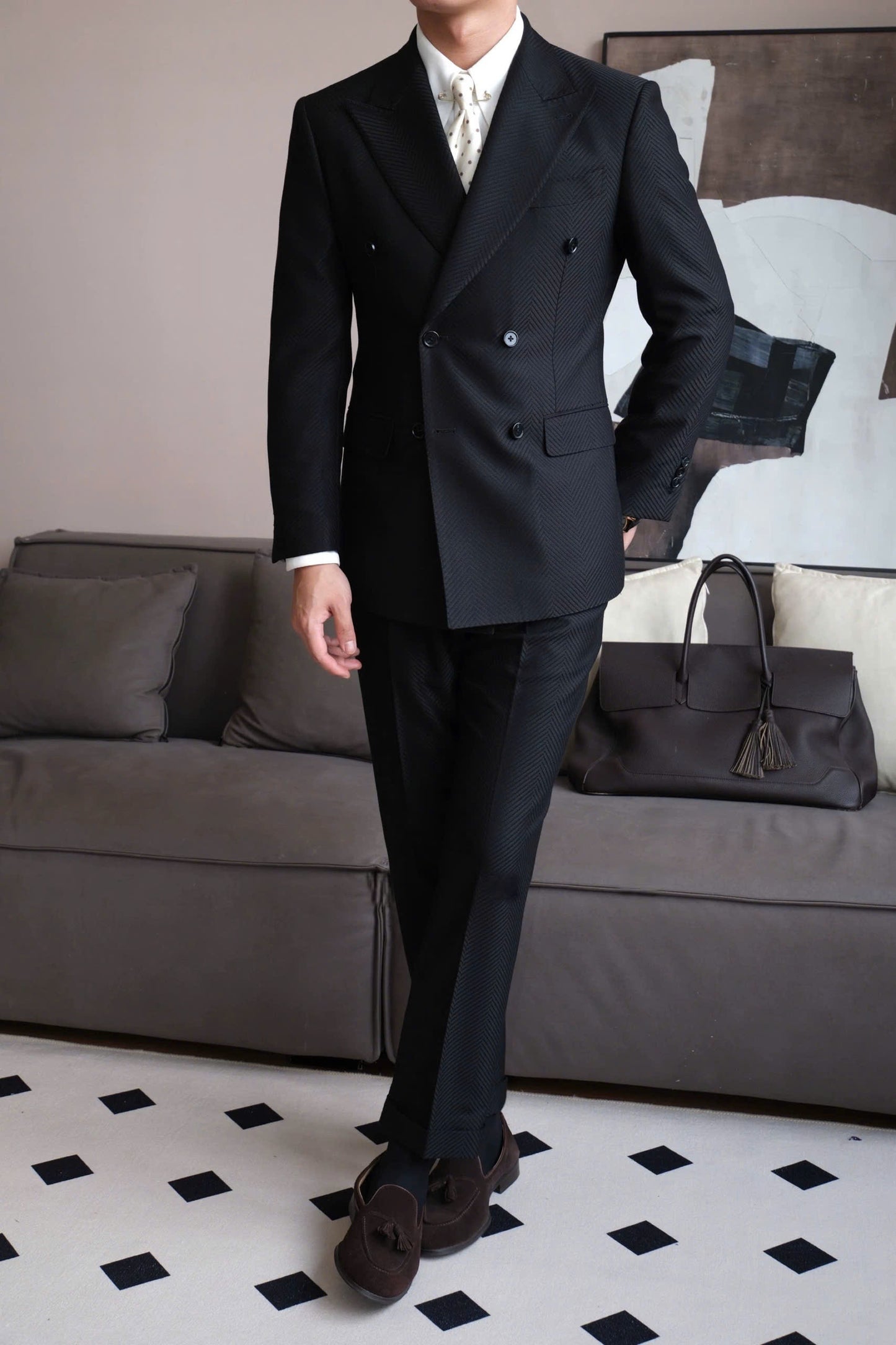 Vienna Herringbone Blazer