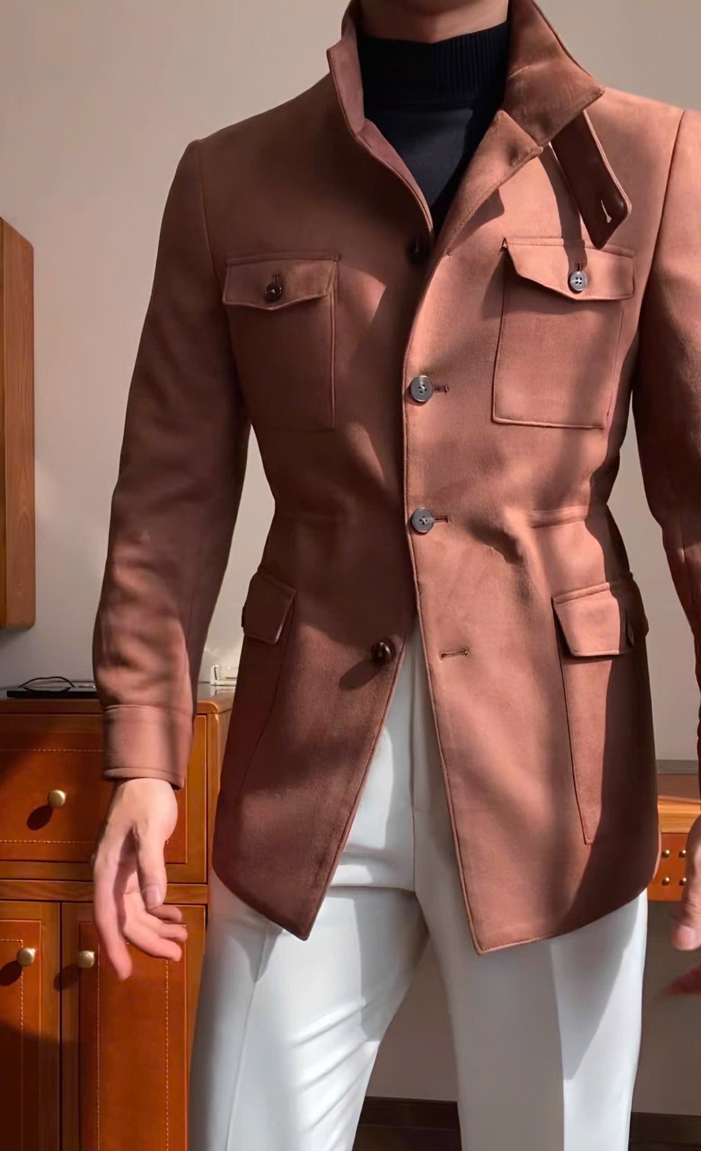 Suede Safari Jacket Season 2