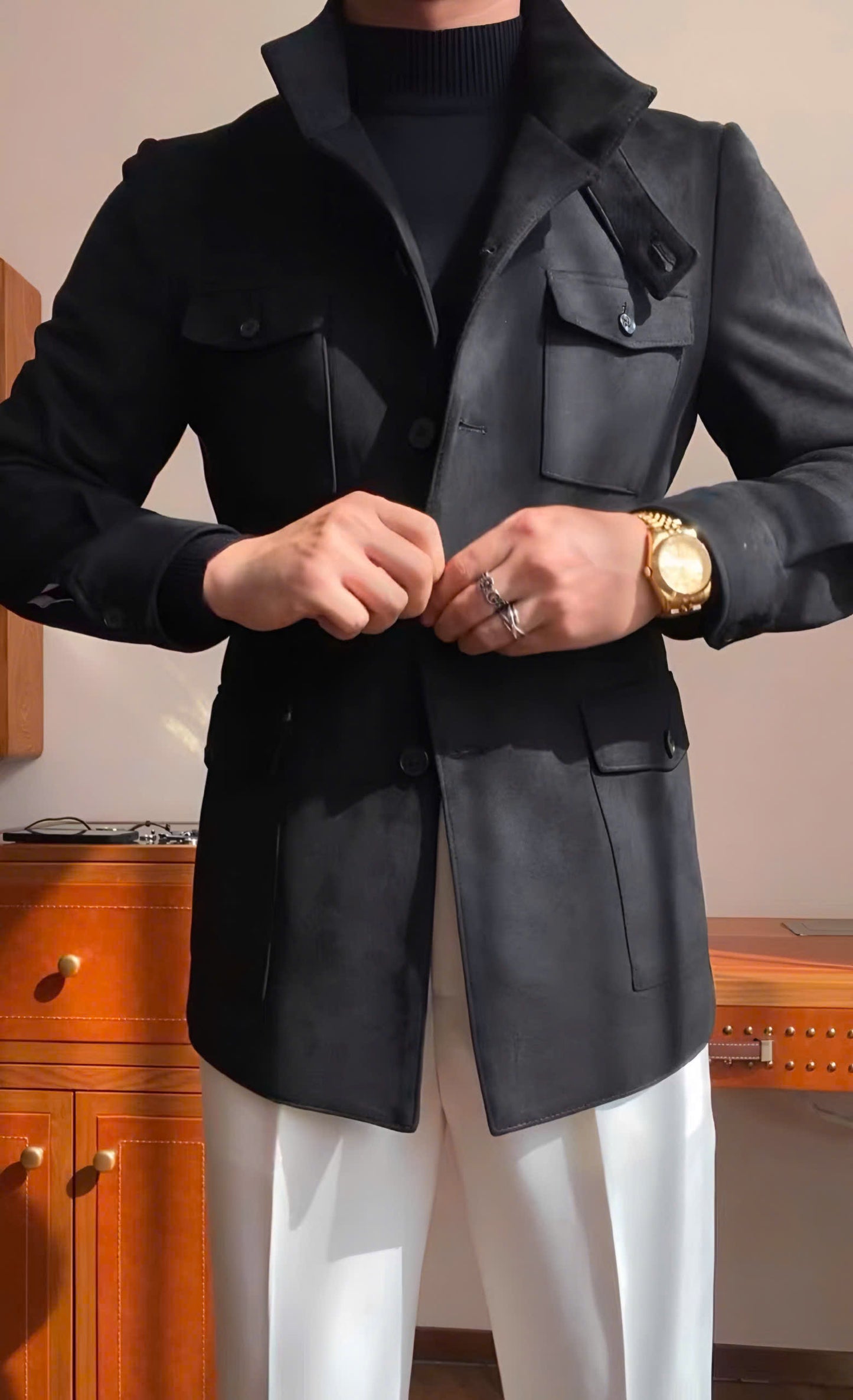 Suede Safari Jacket Season 2