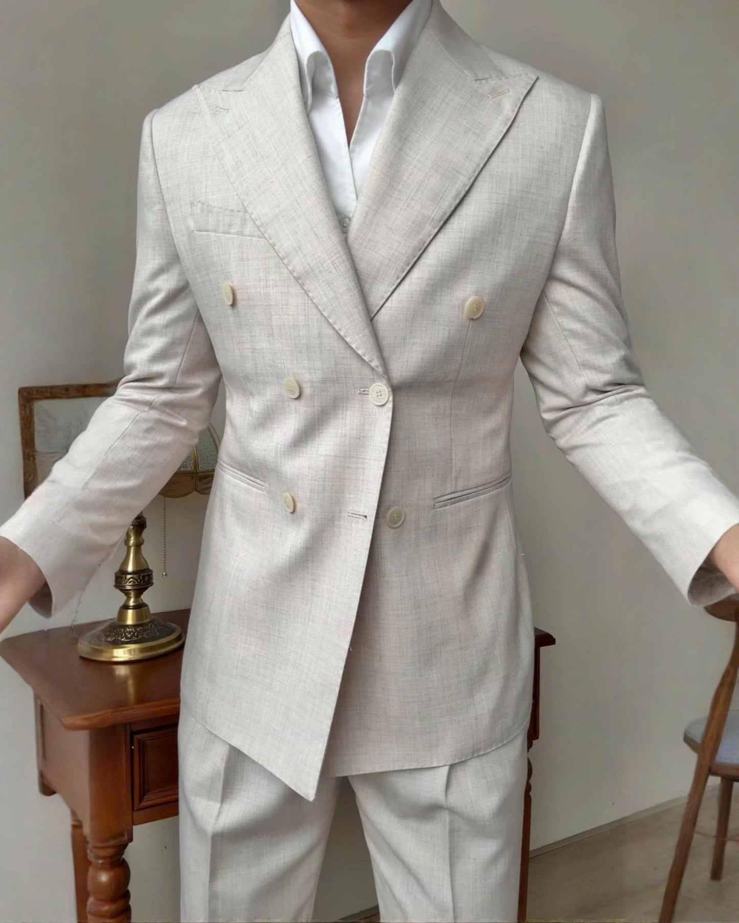 Mykonos Mist DB Suit (Includes: Jacket + Trousers)