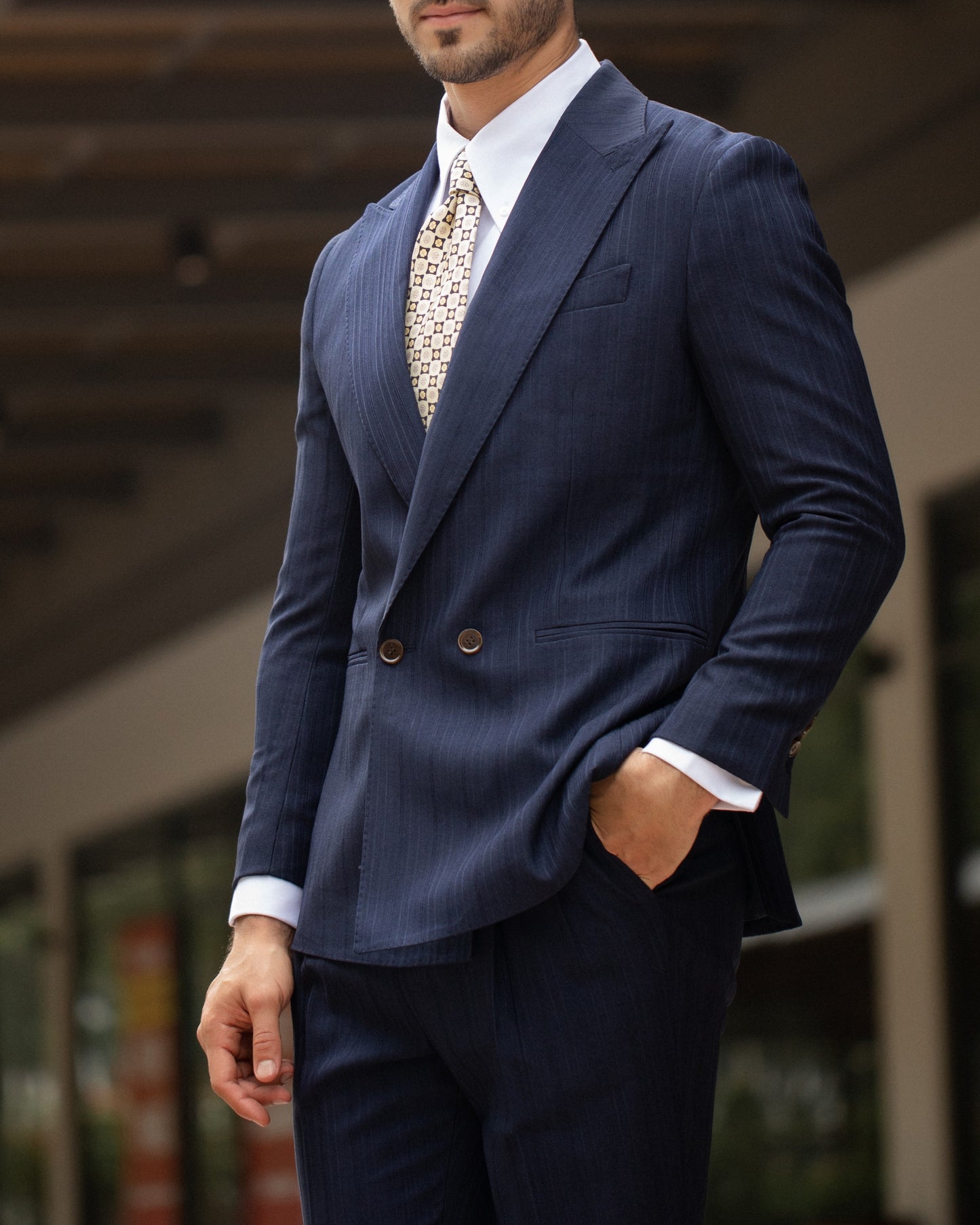 Navy Salzburg 2x1 Suit (Includes: Jacket + Trousers)