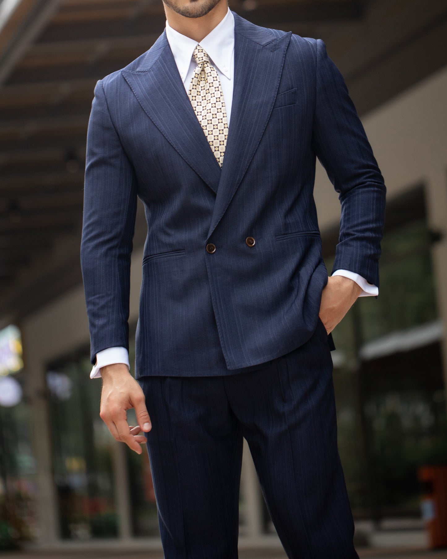 Navy Salzburg 2x1 Suit (Includes: Jacket + Trousers)