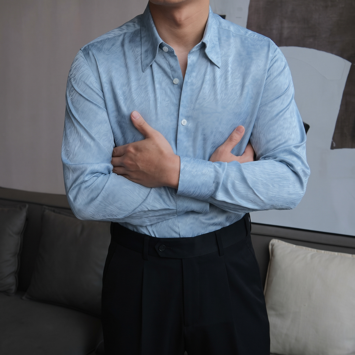 Onde Silk Shirt