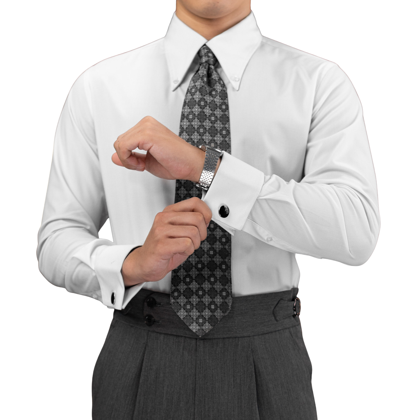 Spearpoint Collar Shirt - Cufflinks HR