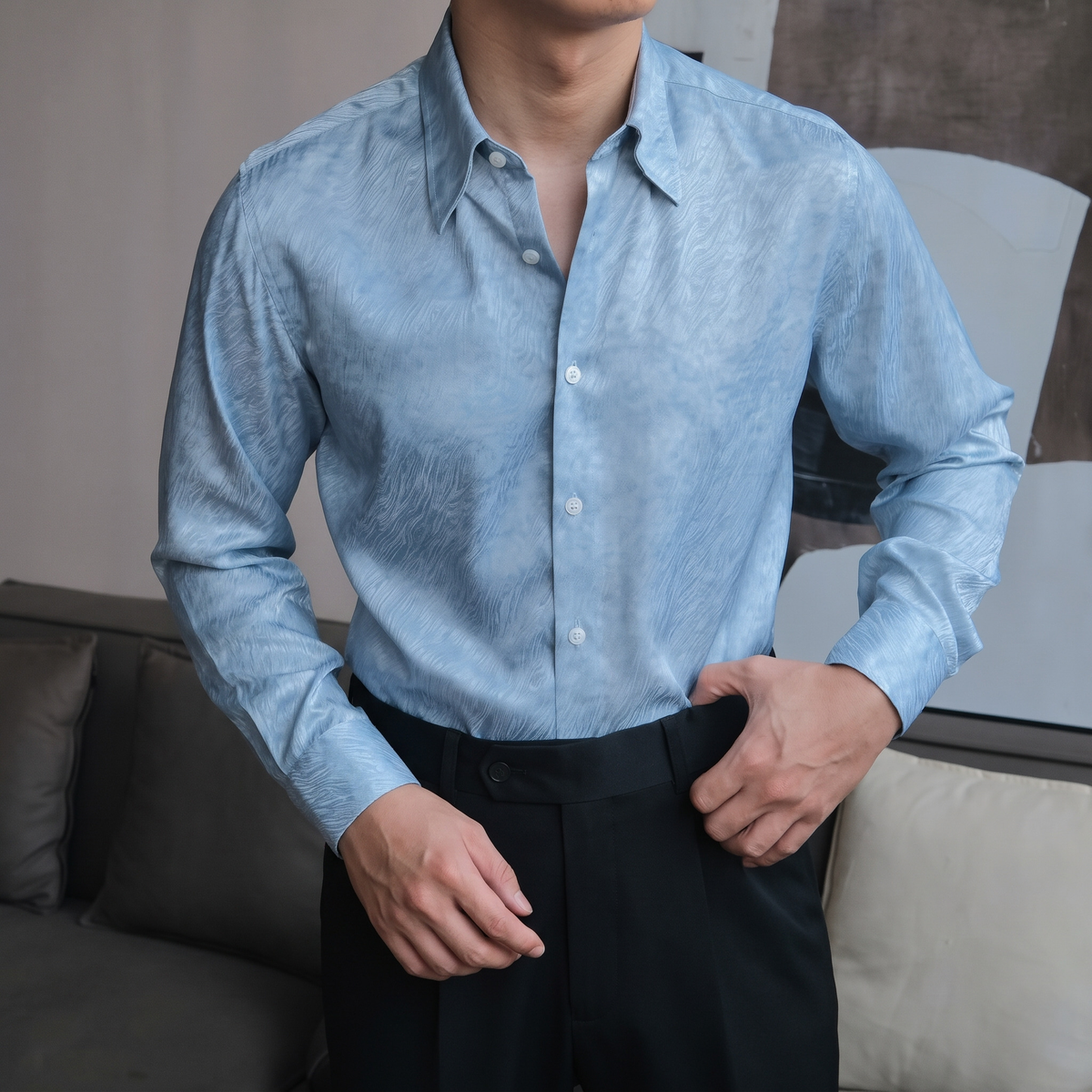 Onde Silk Shirt