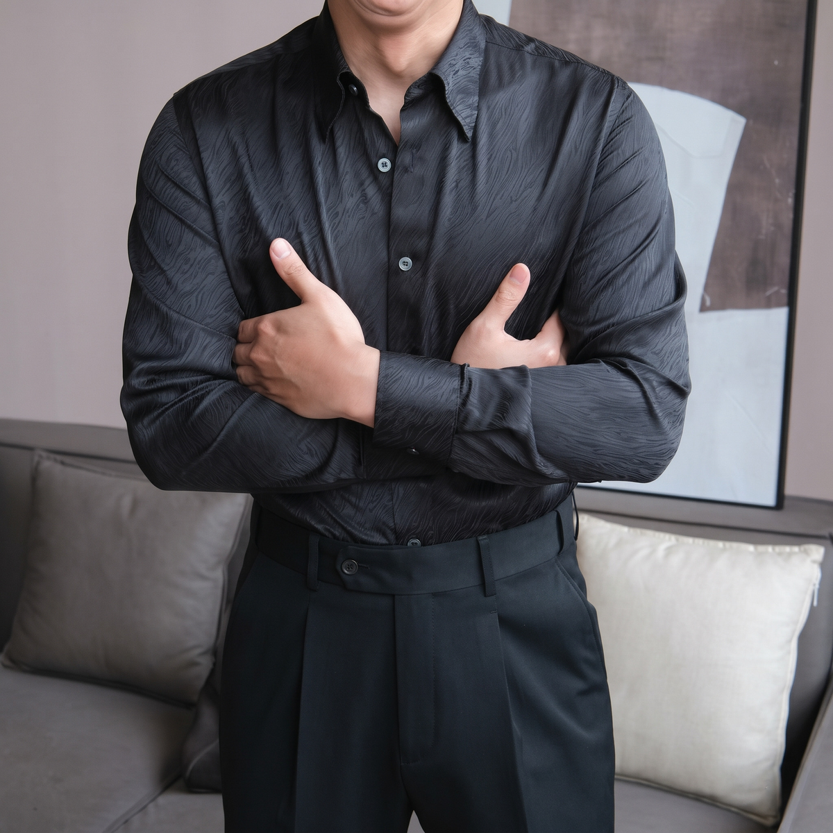 Onde Silk Shirt