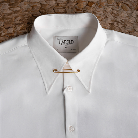 Collar Pin Formal Shirt - Cufflinks