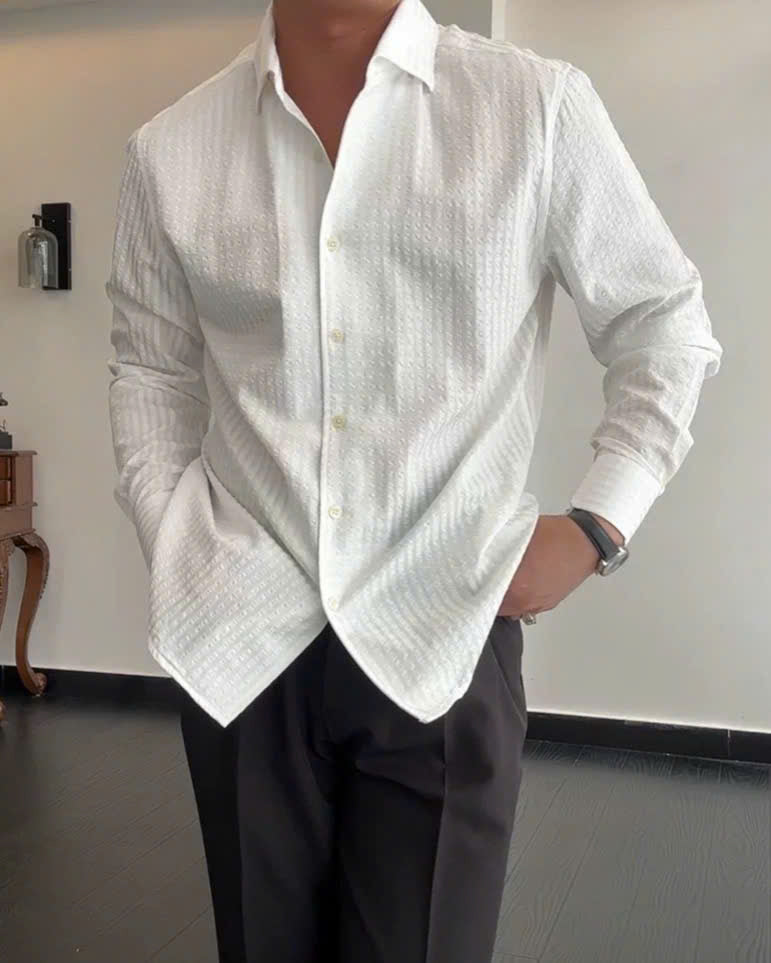 Seersucker Button-Down Shirt
