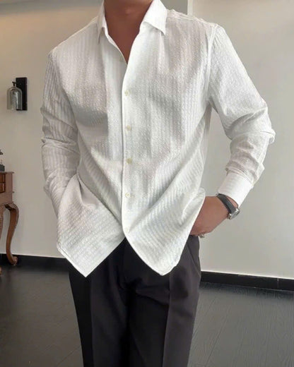 Seersucker Button-Down Shirt