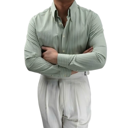 Seersucker Button-Down Shirt