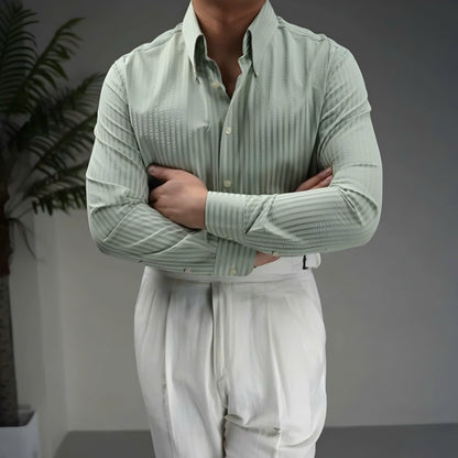 Seersucker Button-Down Shirt