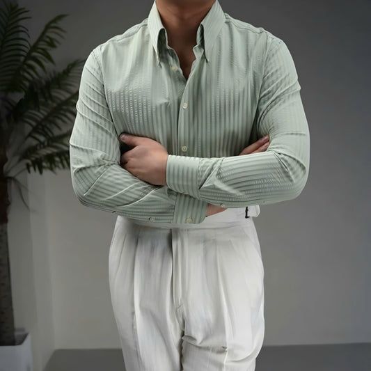 Seersucker Button Down Shirt