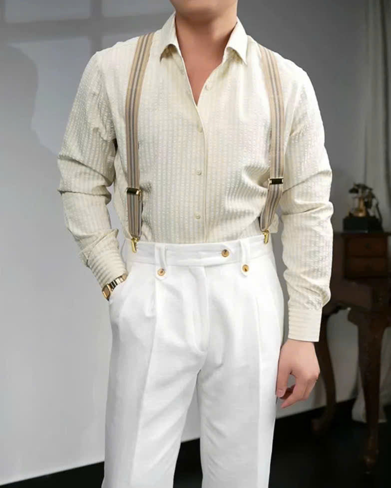 Seersucker Button-Down Shirt