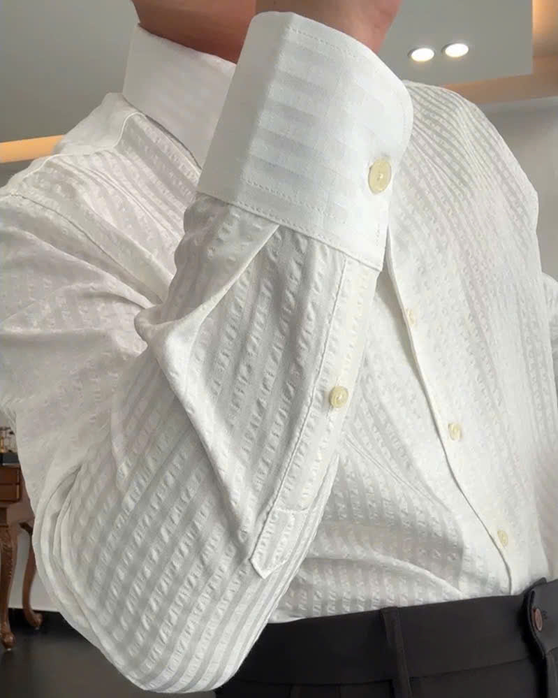 Seersucker Button-Down Shirt