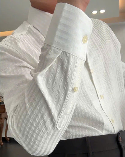 Seersucker Button-Down Shirt