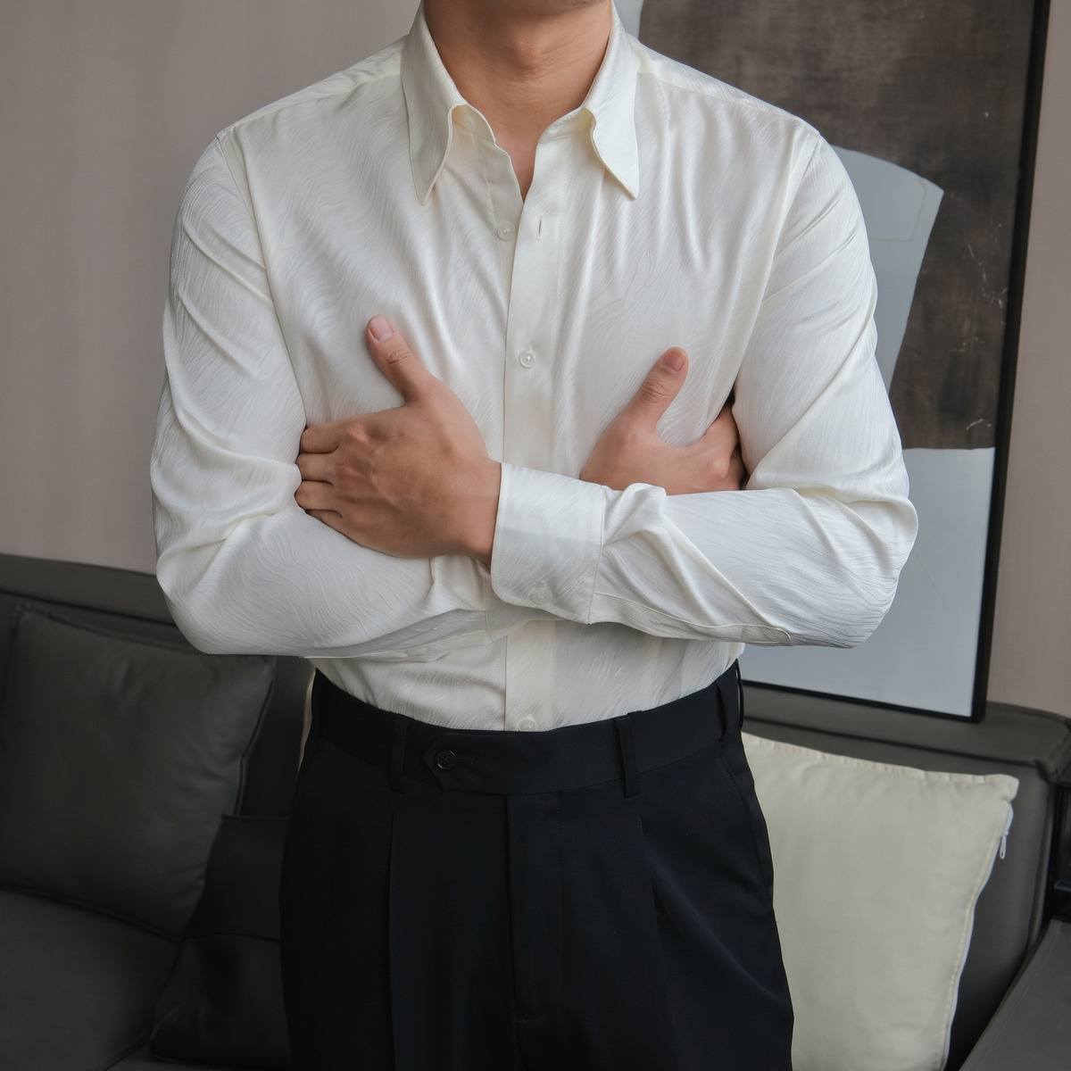 Onde Silk Shirt