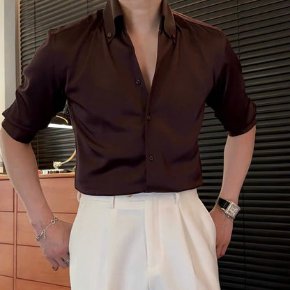 Riviera Button Down Half-Sleeve Shirt