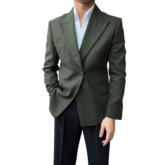 Cotswolds Herringbone Blazer