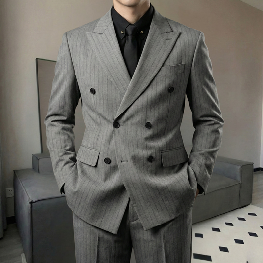 Westminster Grey Pinstripe Suit