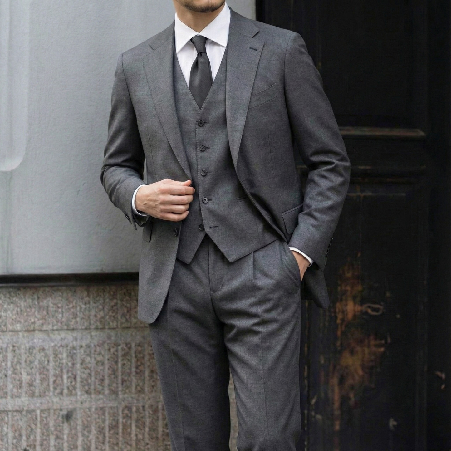 Lisbon LaunderTech Three-Piece Suit