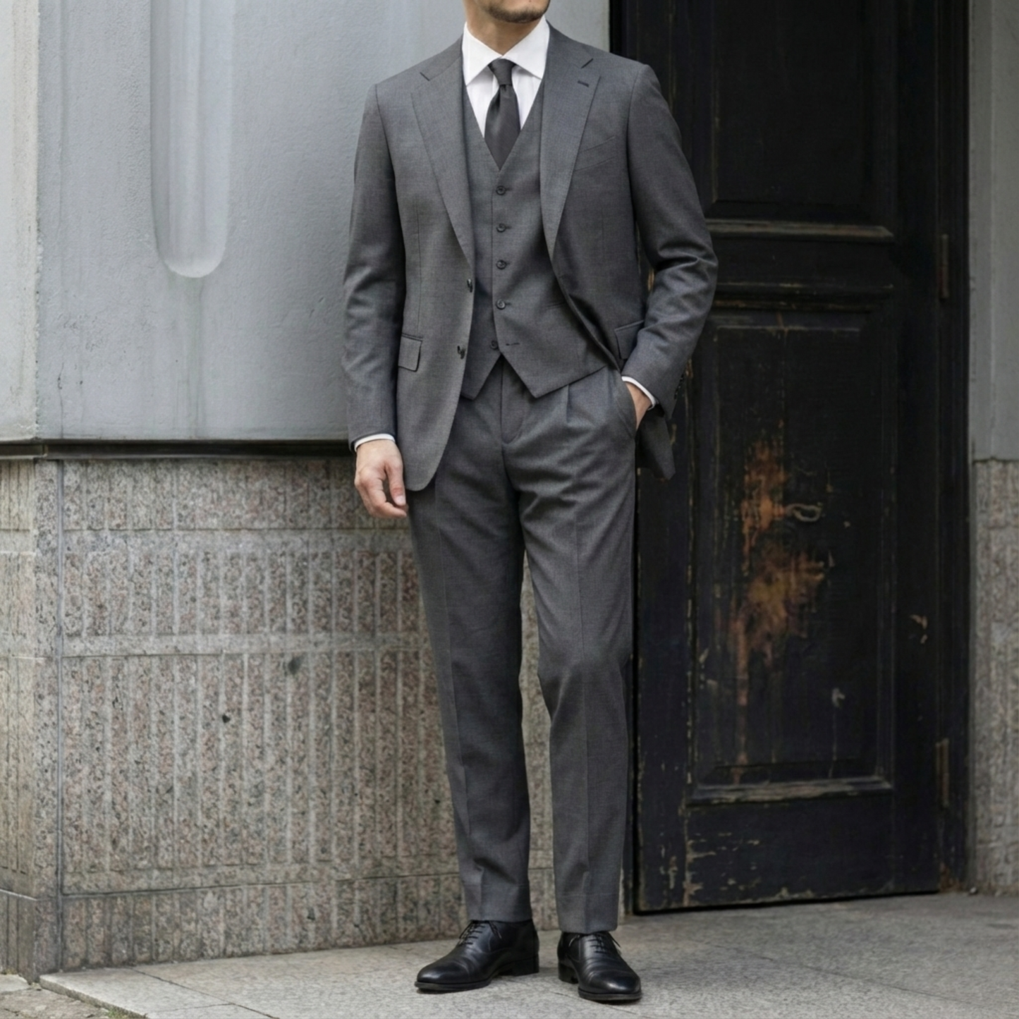 Lisbon LaunderTech Three-Piece Suit