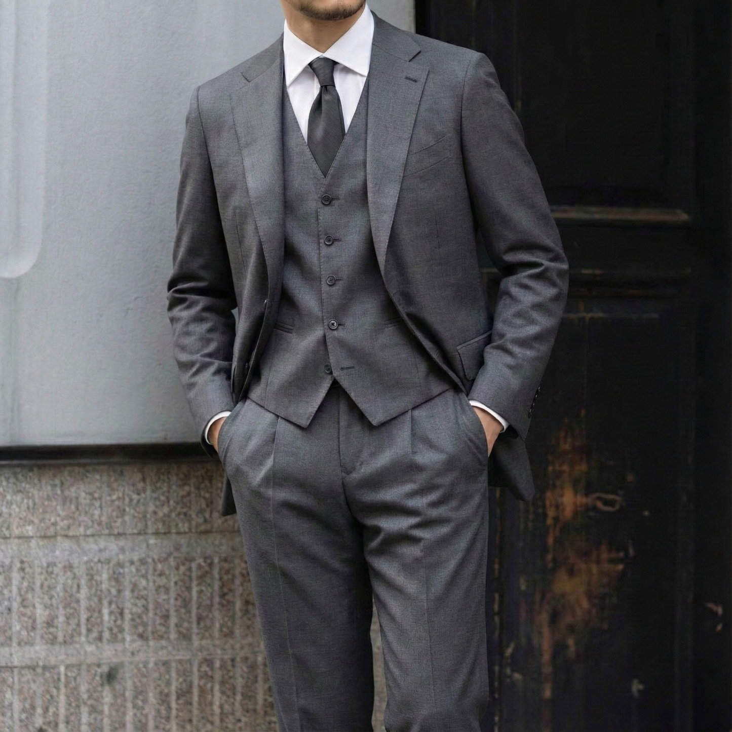 Lisbon LaunderTech Three-Piece Suit