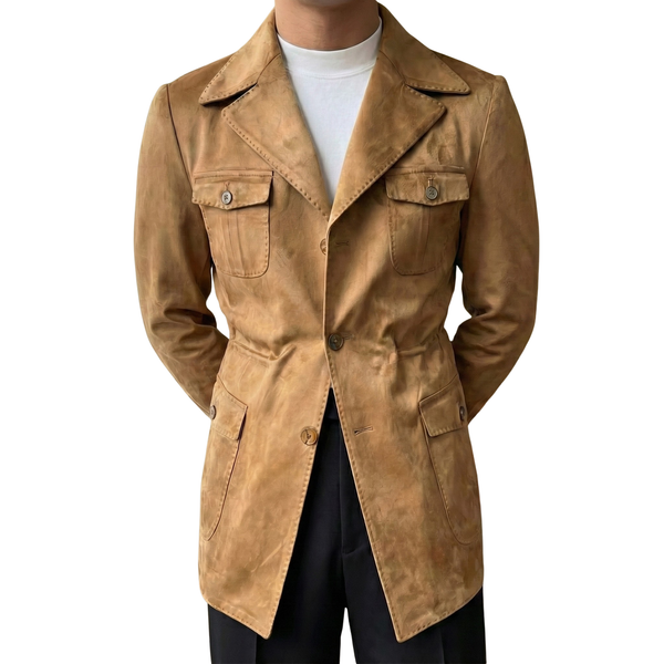 Suede Safari Jacket