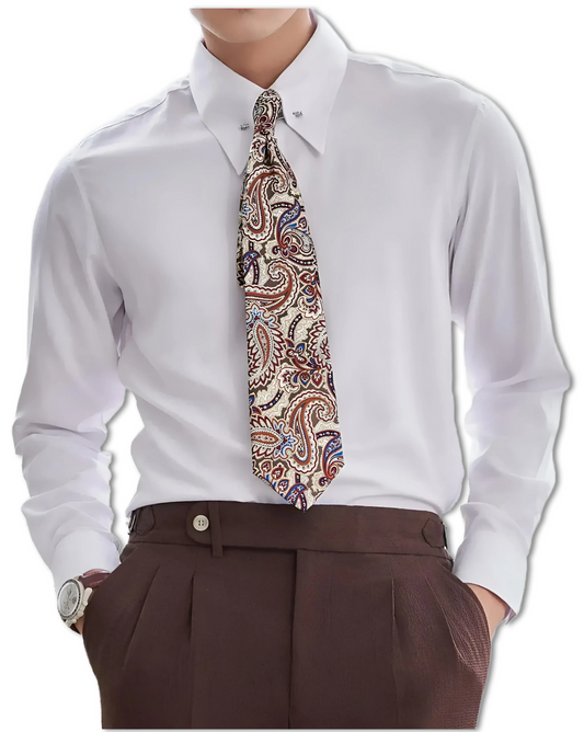 Collar Pin Formal Shirt