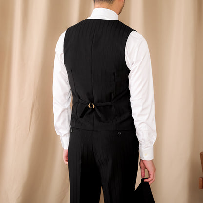 Black Birmingham Suit - Hidden Stripes
