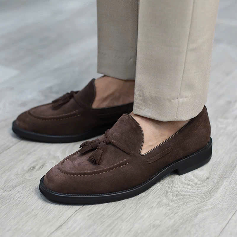 Siena Suede Tassel Loafers