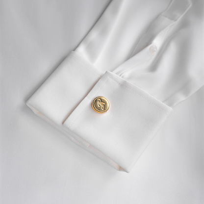 Collar Pin Formal Shirt - Cufflinks