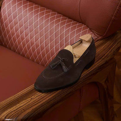 Siena Suede Tassel Loafers