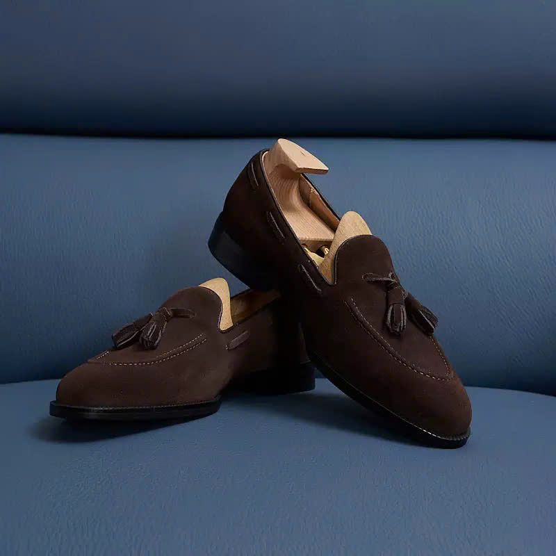 Siena Suede Tassel Loafers