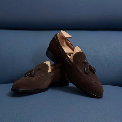Siena Suede Tassel Loafers