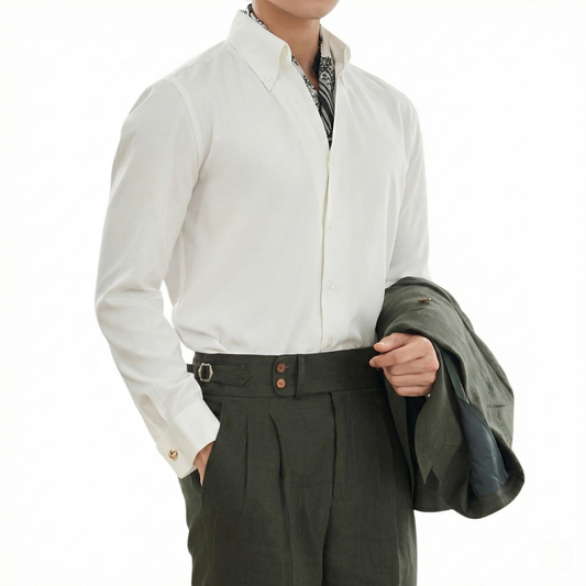Button Down Cufflinks Shirt