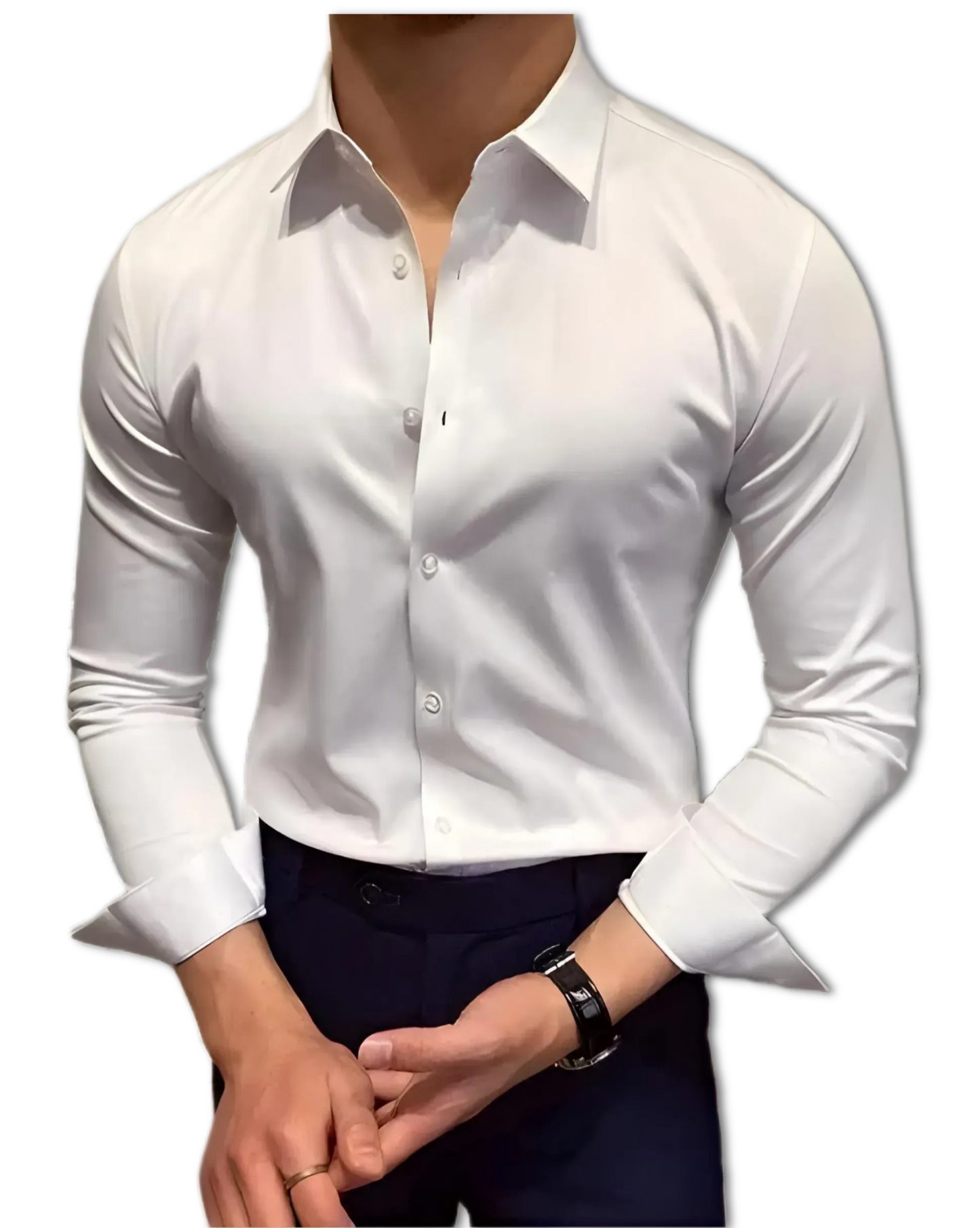 Traight Collar Shirt - Bamboo Fabric