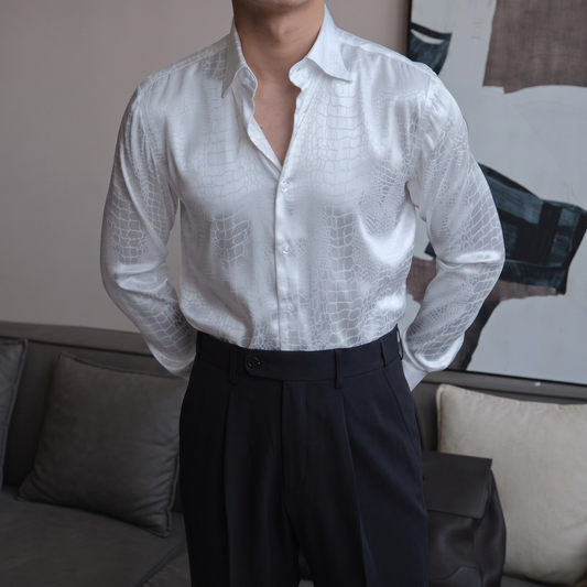 Croc Embossed Shirt