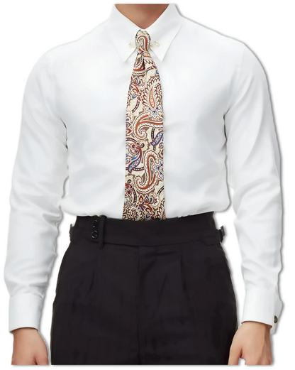 Collar Pin Formal Shirt - Cufflinks