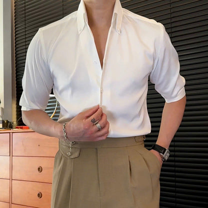 Riviera Button Down Half-Sleeve Shirt