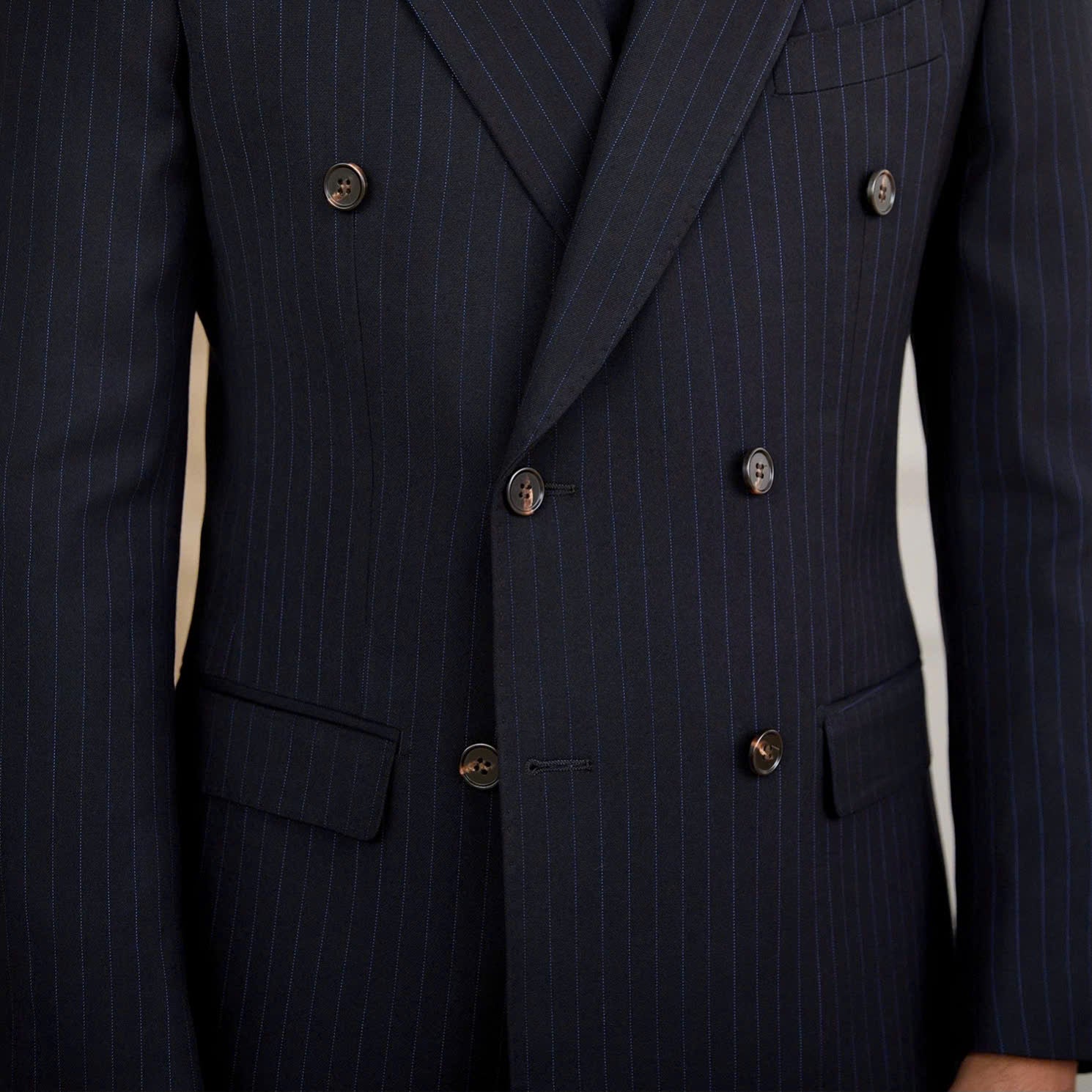 Blazer Harold Lausanne Pinstripe Double-Breasted – HAROLD
