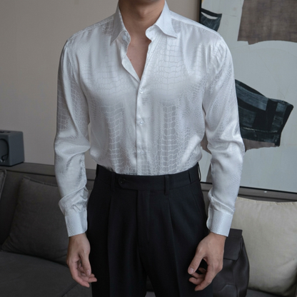Croc Embossed Shirt