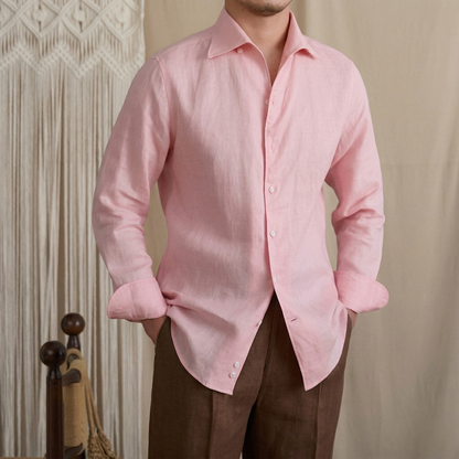 Hidden Button Down Linen Shirt Season 2