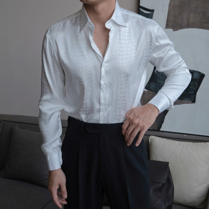 Croc Embossed Shirt
