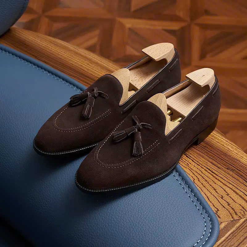 Siena Suede Tassel Loafers