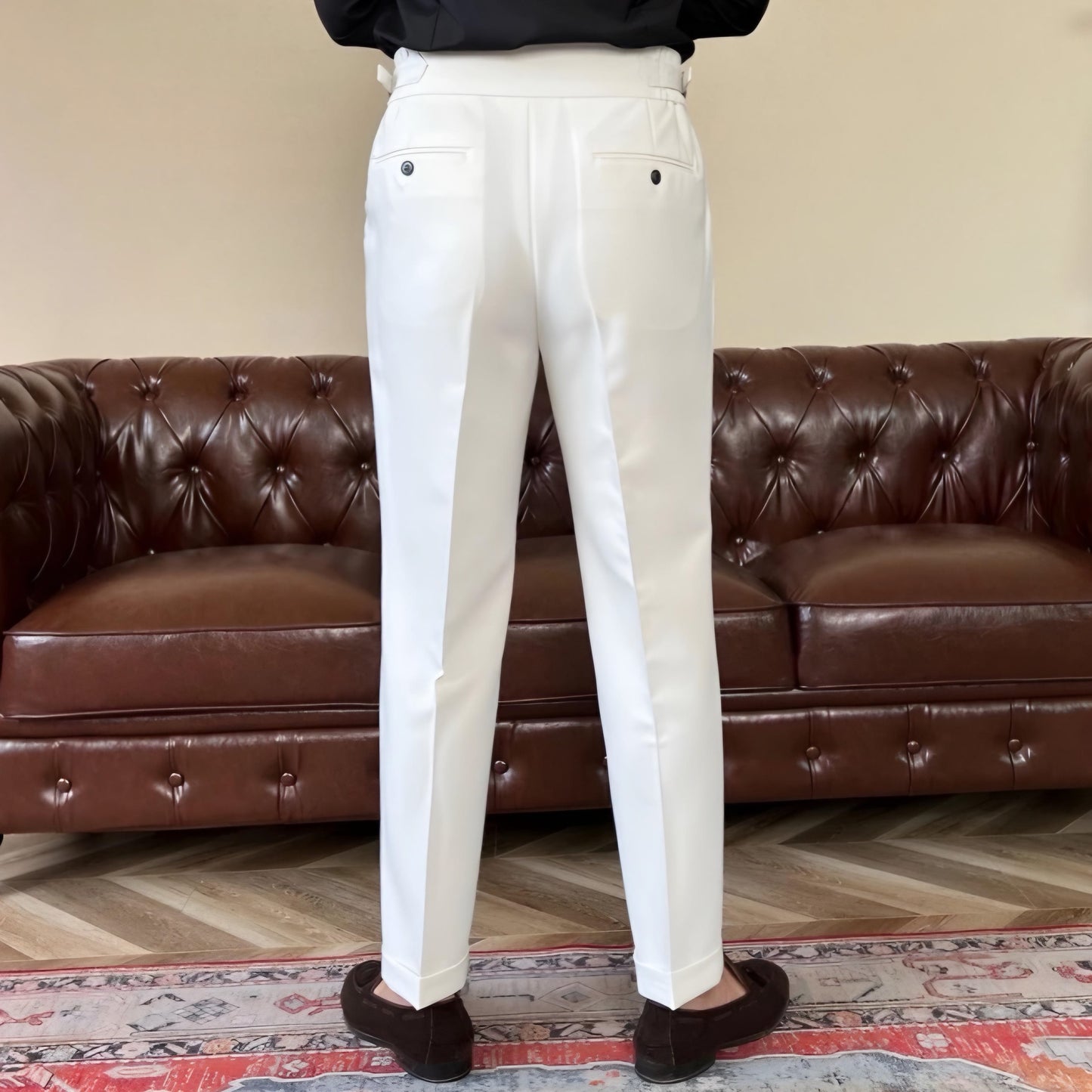 Sidetab Elastic Trousers