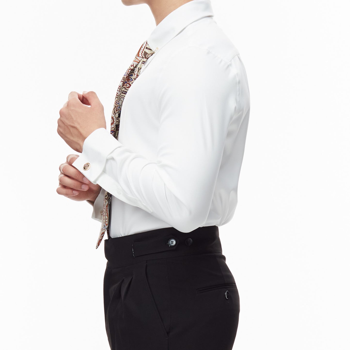 Collar Pin Formal Shirt - Cufflinks