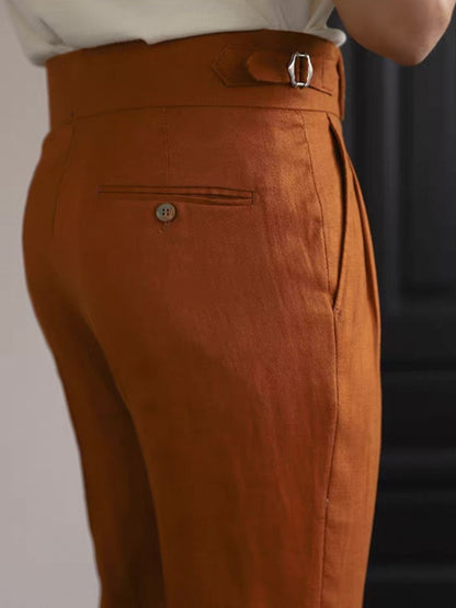 Sidetab Linen Trousers Season 2